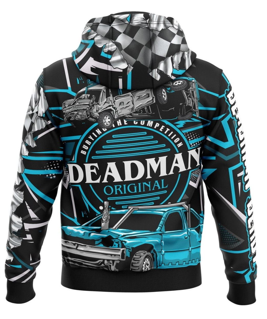 Deadman Sublimated Hoodie (Blue)