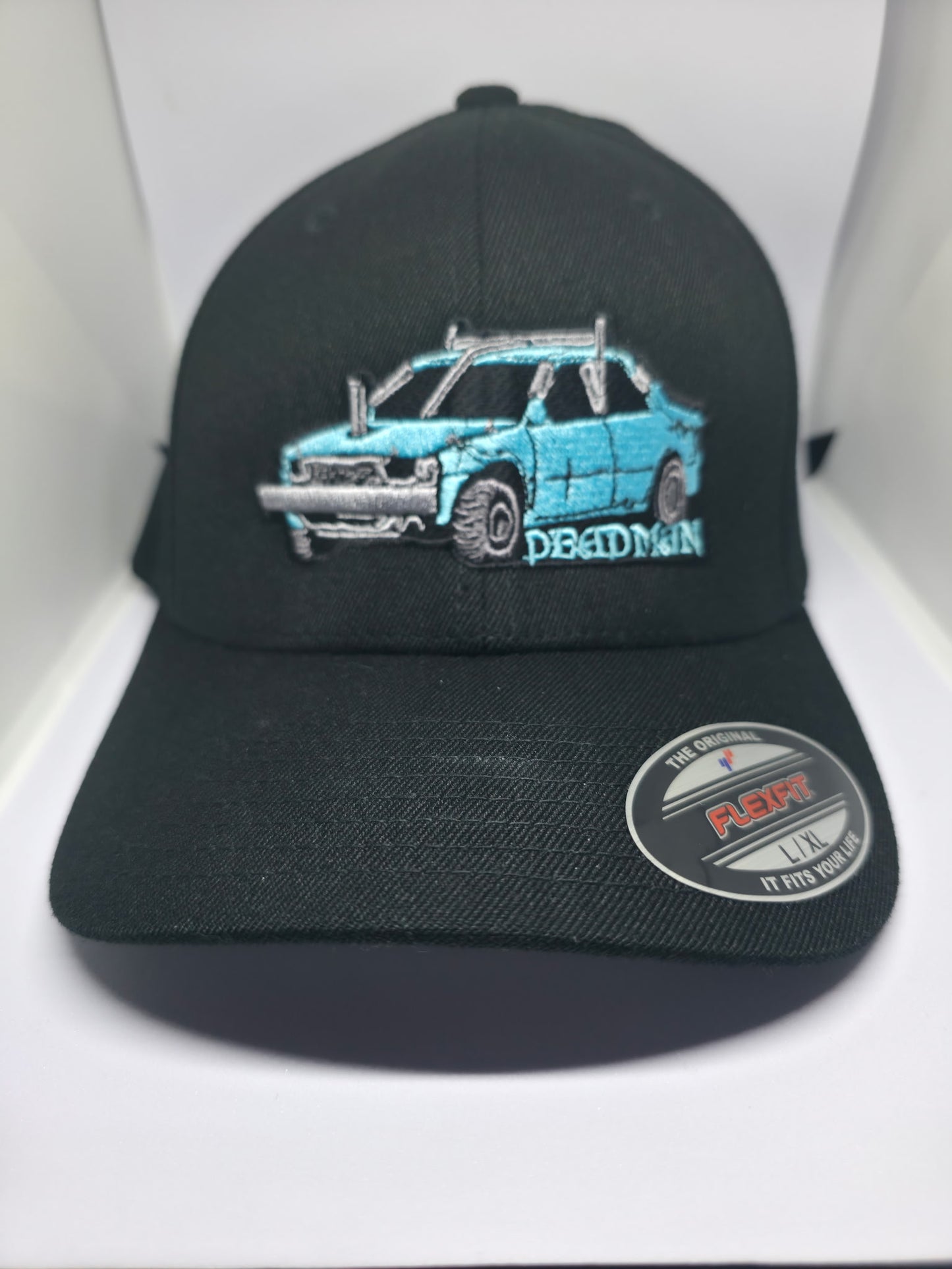 Flex Fit Hat- Blue Car L/XL ONLY