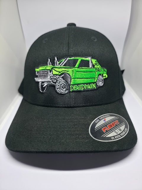 Flex Fit Hat- Green Car