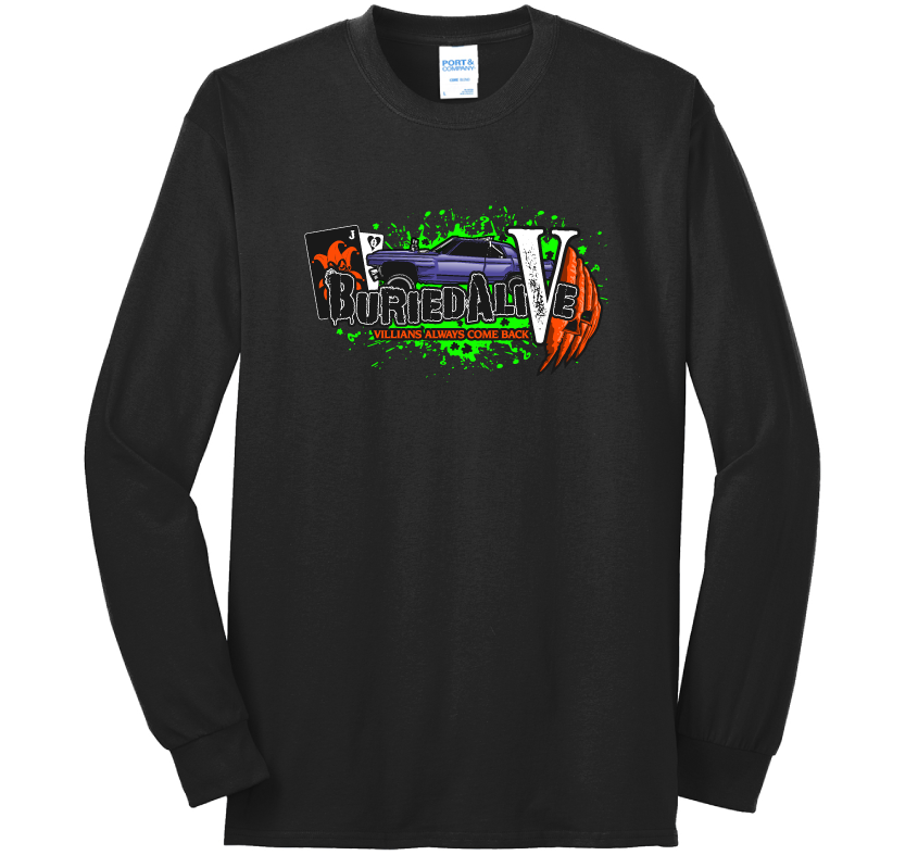 Buried Alive V Long Sleeve Tshirt- 2X ONLY