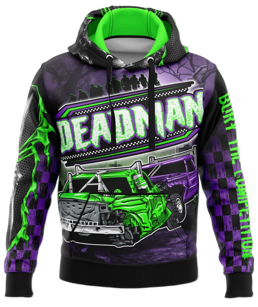 Deadman Sublimated Hoodie- S & M ONLY